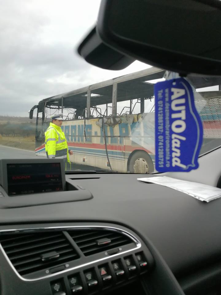 EXCLUSIV: Cauzele incendierii autocarului care transporta muncitorii spre Fujikura EXCLUSIV: Cauzele incendierii autocarului care transporta muncitorii spre Fujikura