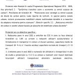 Comunicat de presa – CENTRU-2