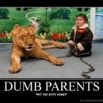 Dumb-Parents-Pet-The-Kitty-Honey-Funny-Parents-Poster
