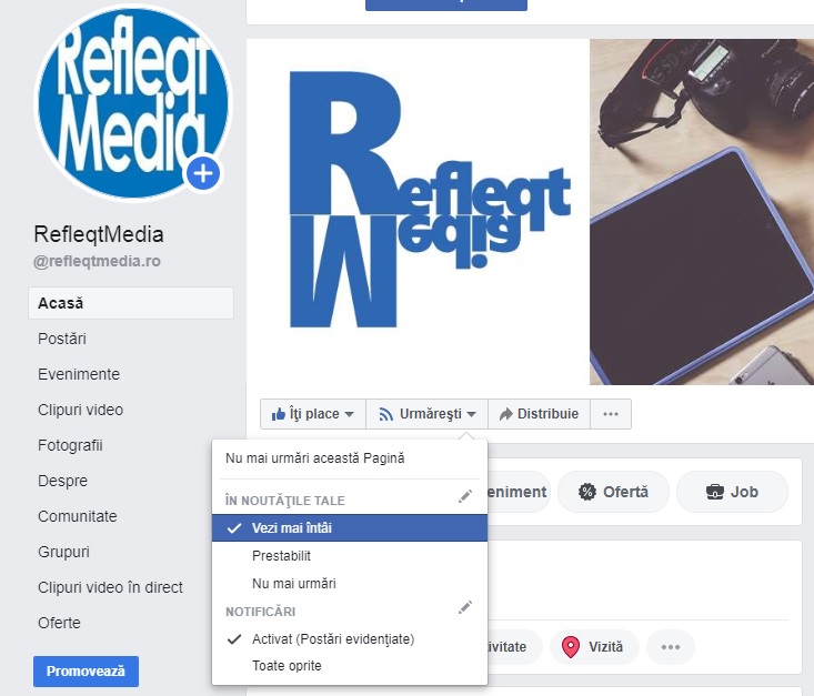 Îți plac știrile RefleqtMedia? Iată ce trebuie să faci ca să le vezi mai ușor