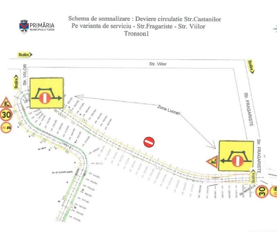Restrictii de circulatie la Turda