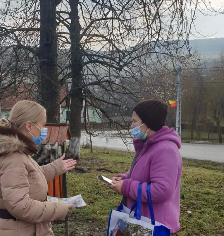 Campanie de informare privind beneficiile vaccinarii, desfasurata de ATOP Cluj