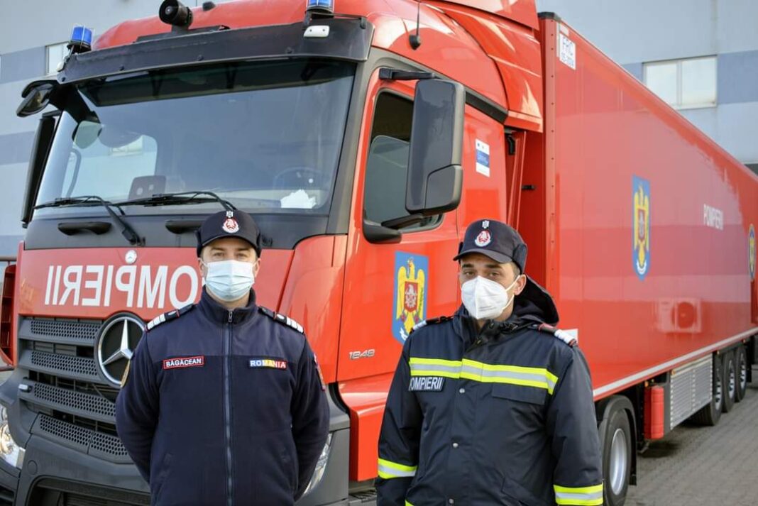 Doi pompieri turdeni vor duce medicamentele in Ucraina