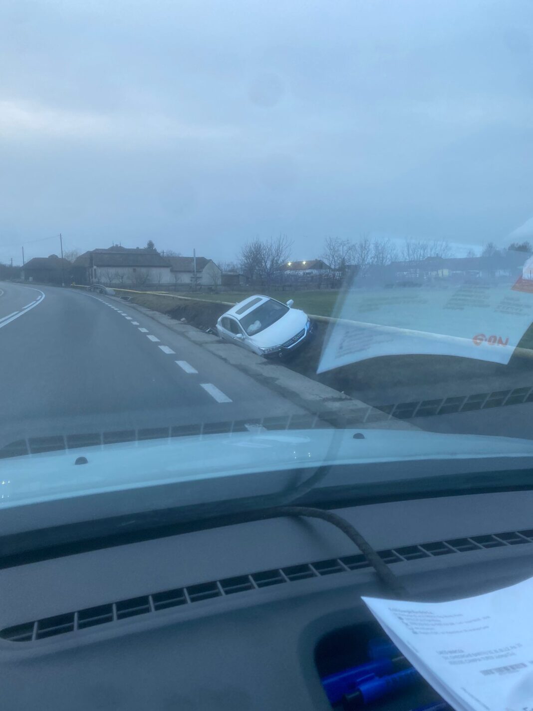 Accident intre Luna si Luncani