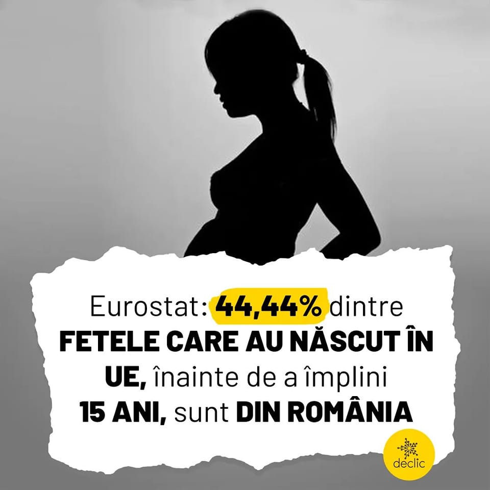 Cu burta la gură, înainte de majorat – vezi câte mame minore are județul Cluj