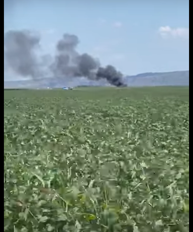 Vezi video cu drona căzută lângă Câmpia Turzii!