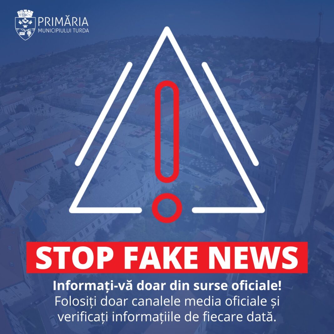 Primaria Turda: Jurnalistul, Horea Hudrea distribuie INFORMATII FALSE
