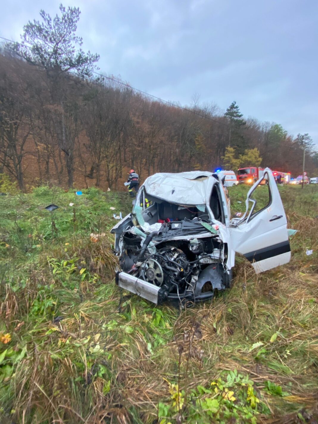 In accidentul de la Bologa a fost implicat un camionagiu, de 55 de ani, din Turda