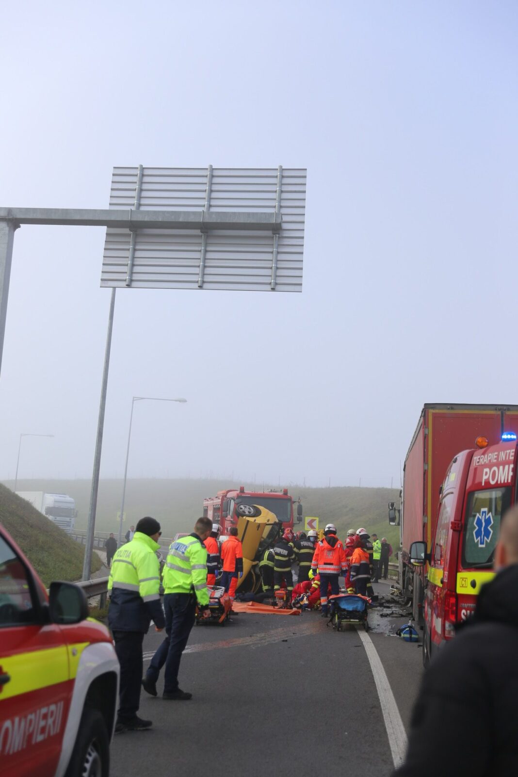 Accident mortal pe A3, din cauza unui șofer care a intrat pe interzis Accident mortal pe A3, din cauza unui șofer care a intrat pe interzis