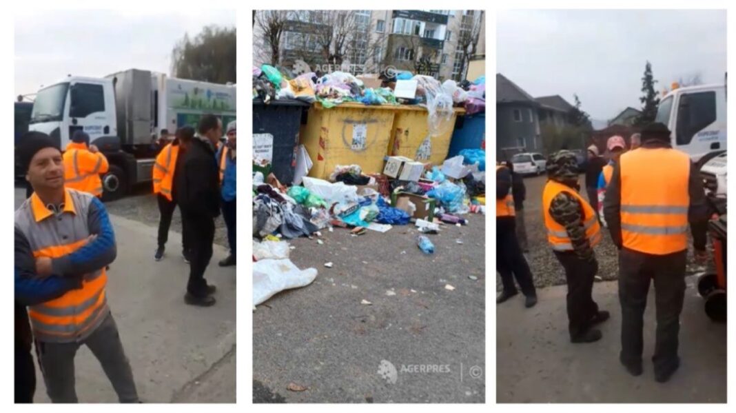 Angajații Supercom au intrat în grevă – nu mai ridică gunoiul