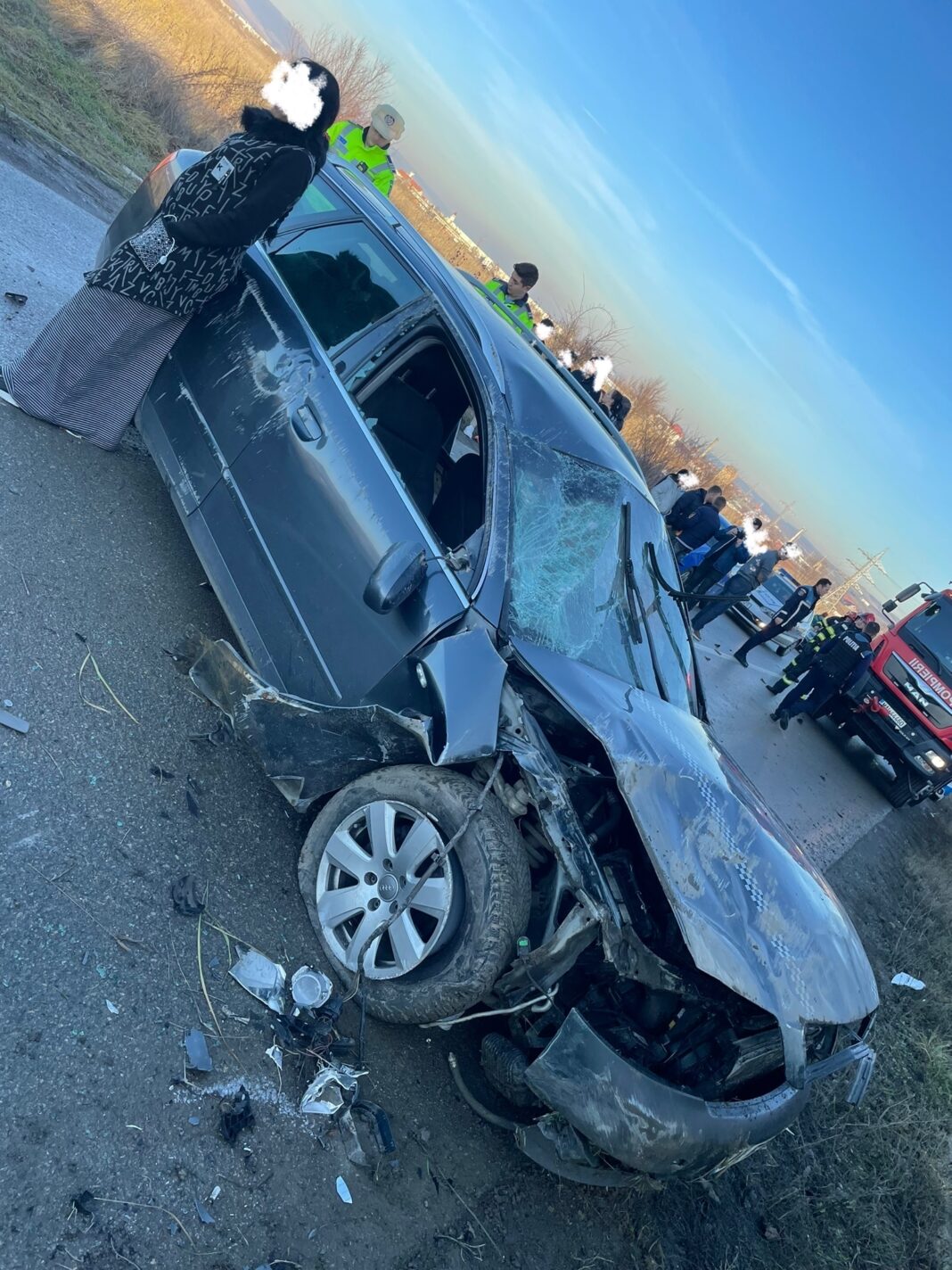 Accident între Copăceni și Tureni