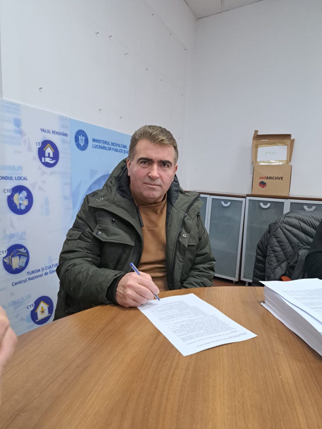 Încă două contracte de finanțare PNRR, semnate de Aurel Giurgiu, în această dimineață