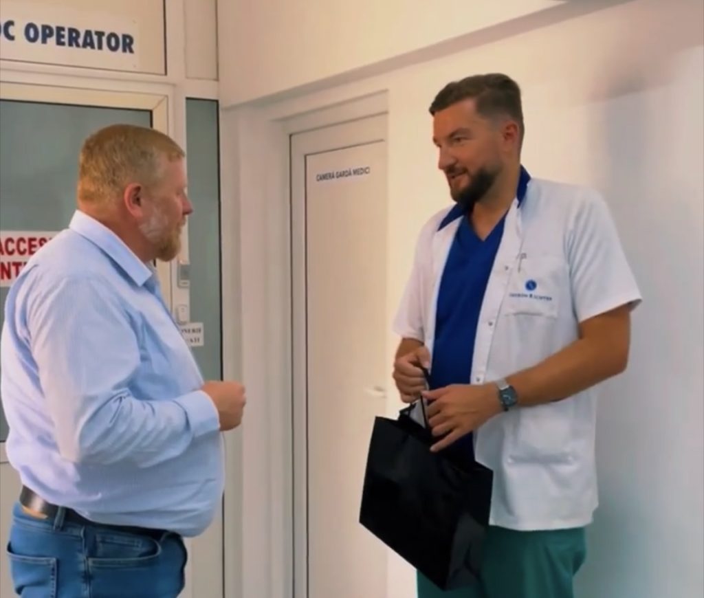 Dorin Lojigan: ๐Mulศumim, domnule doctor, Sergiu Pฤtcaศ!