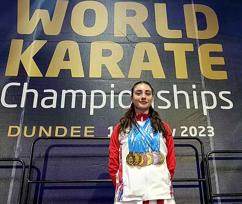 5 titluri mondiale pentru cea mai buna karateka a Turzii