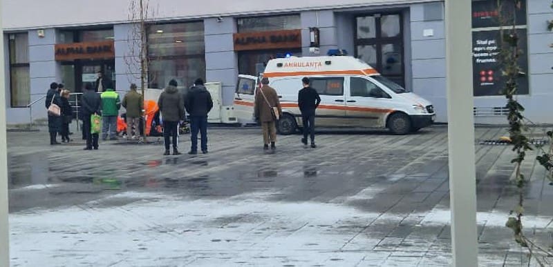 A căzut secerat în centrul Turzii