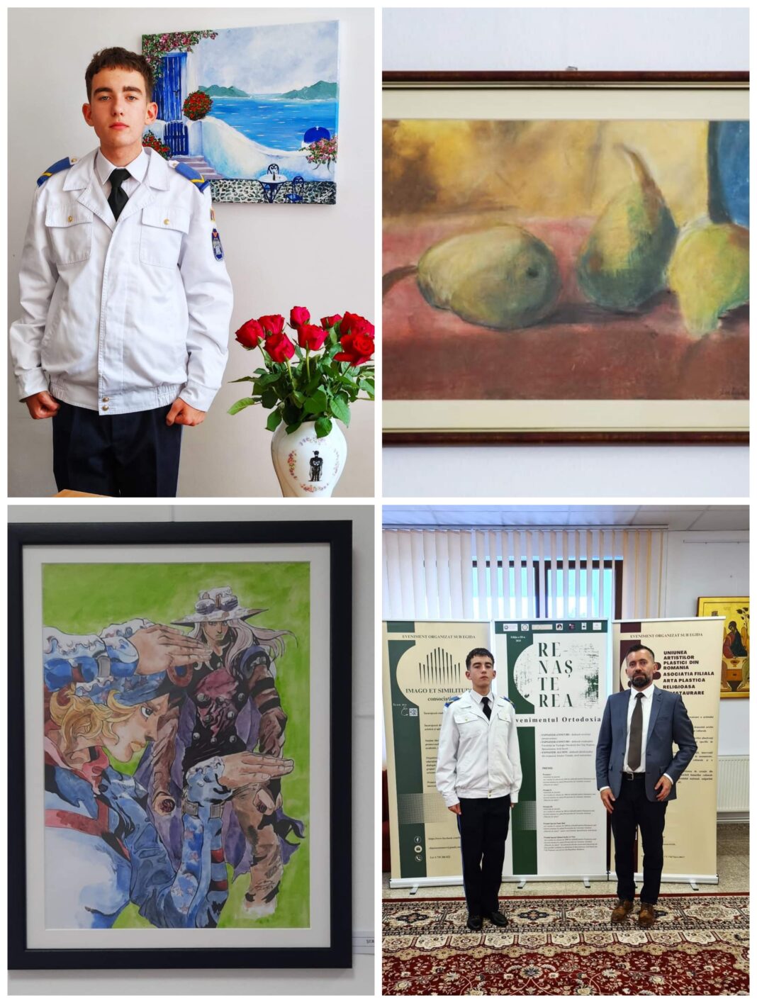 Este din Campia Turzii si a fost remarcat prin arta sa la Colegiul National Militar! Este din Campia Turzii si a fost remarcat prin arta sa la Colegiul National Militar!