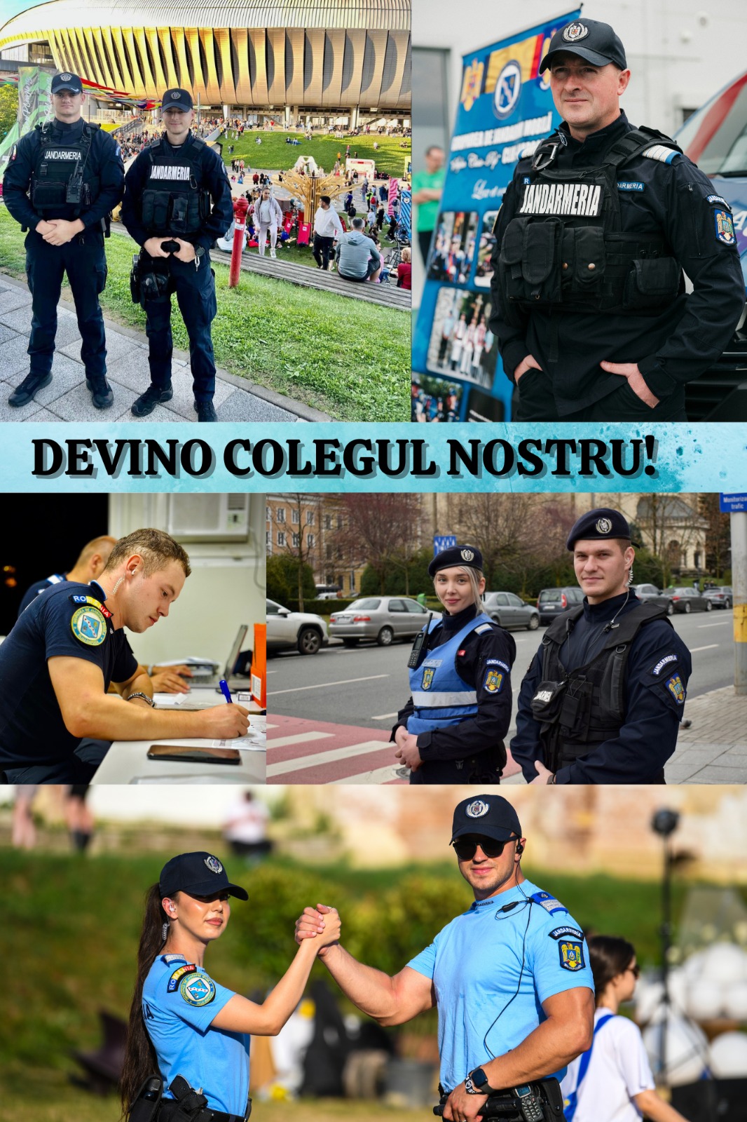 Gruparea de Jandarmi Cluj-Napoca recrutează! Gruparea de Jandarmi Cluj-Napoca recrutează!