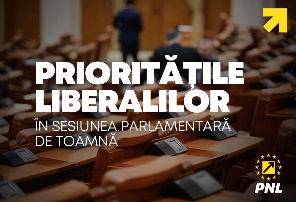 „Prioritățile legislative ale Grupului Parlamentar PNL din Camera Deputaților în sesiunea de toamnă 2024 „Prioritățile legislative ale Grupului Parlamentar PNL din Camera Deputaților în sesiunea de toamnă 2024