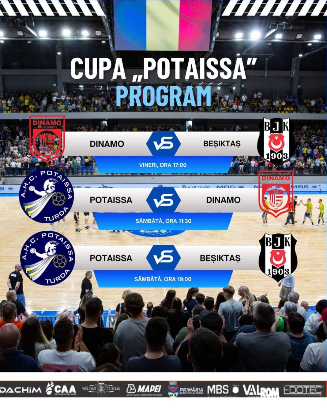 Cupa Potaissa se transforma in “triunghiular”