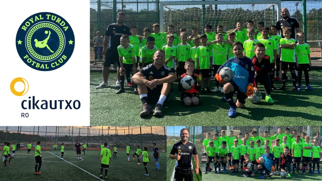 Cikautxo – susținători ai sportului de masă și ai dezvoltării tinerelor talente din Turda. Parteneriat cu clubul de fotbal pentru copii Royal Club Turda