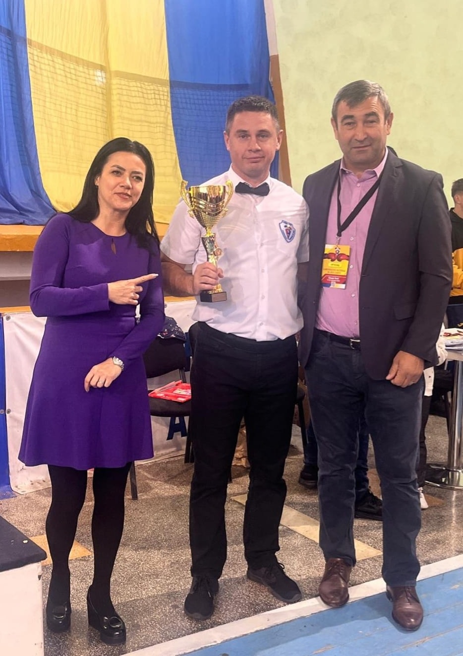El a fost cel mai bun arbitru la Campionatul Național de Box, de la Câmpia Turzii