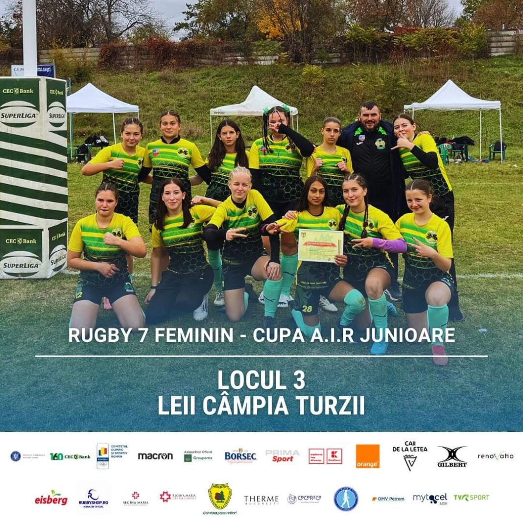 Rugby, frate! Fetele de la Leii – locul 3!