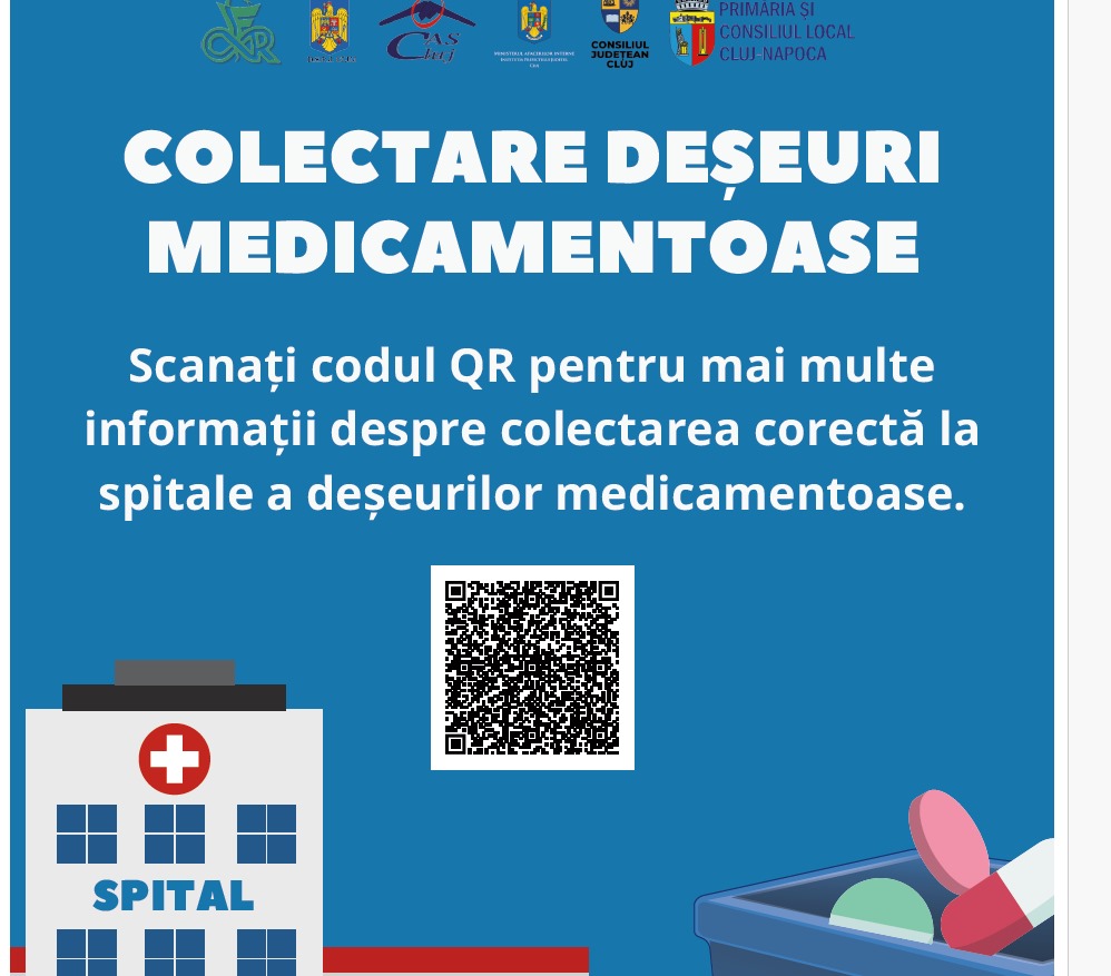 📢 Atenție, cetățeni ai Comunei Luna, județul Cluj! Medicamentele expirate NU se aruncă la gunoi!