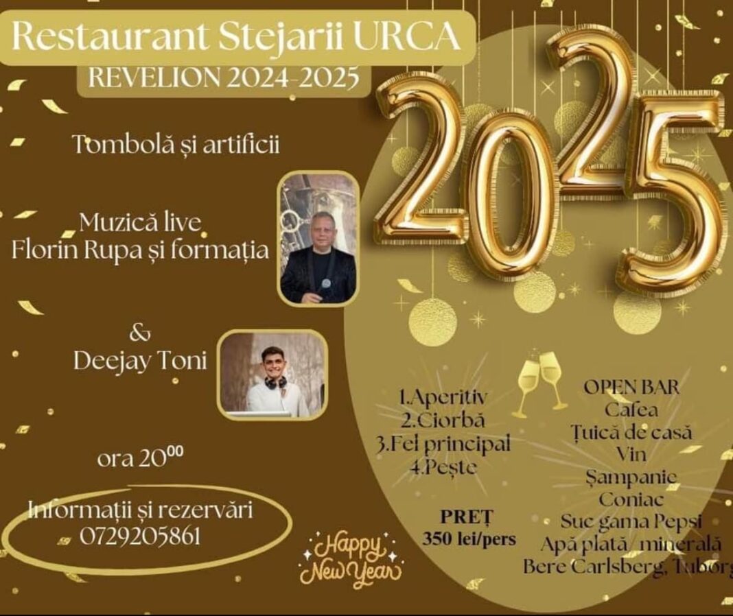Revelion de poveste la Restaurant Stejarii din Urca Revelion de poveste la Restaurant Stejarii din Urca