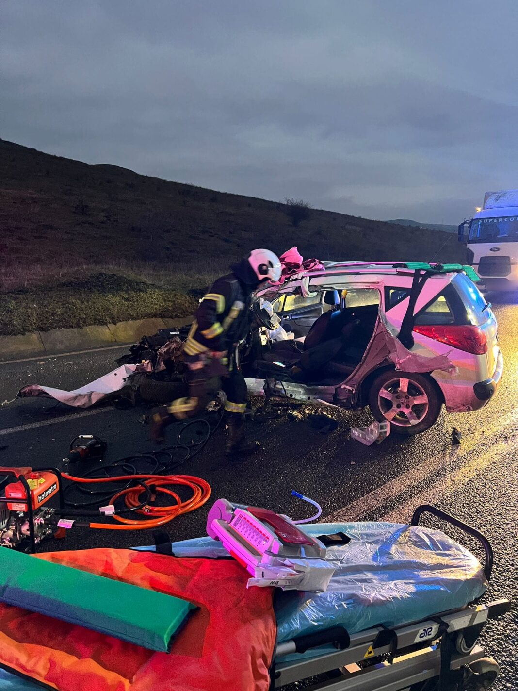 Accident GRAV in judetul Cluj – un barbat ranit!