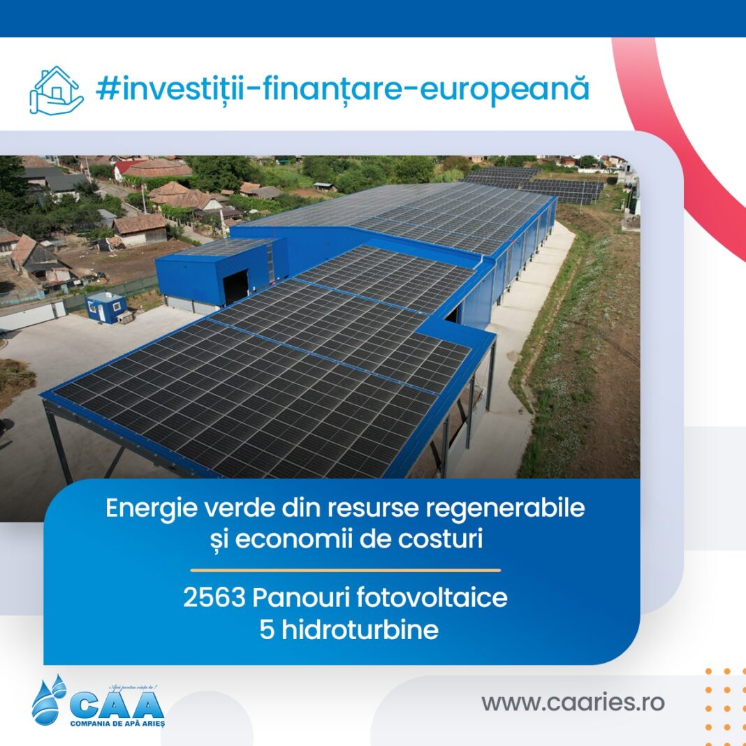 Investiții cu finanțare europeană, energie verde și economii de costuri