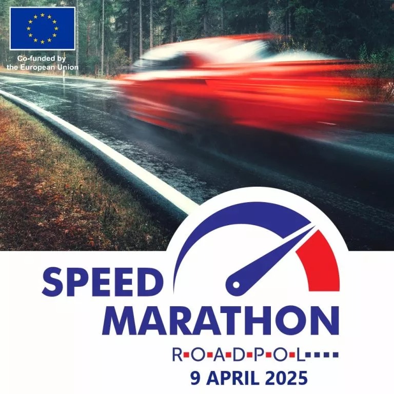 ACȚIUNE EUROPEANĂ PENTRU COMBATEREA VITEZEI EXCESIVE: MARATONUL DE VITEZĂ, ÎN 9 APRILIE