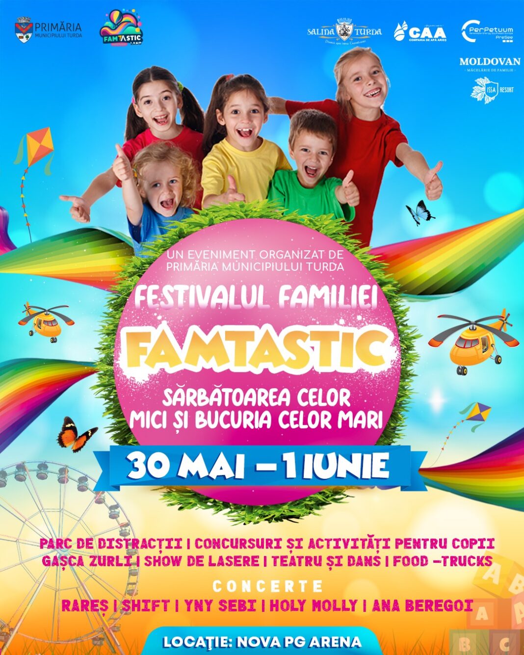 FamTAstic Land Family Festival revine la Turda cu un program spectaculos pentru întreaga familie