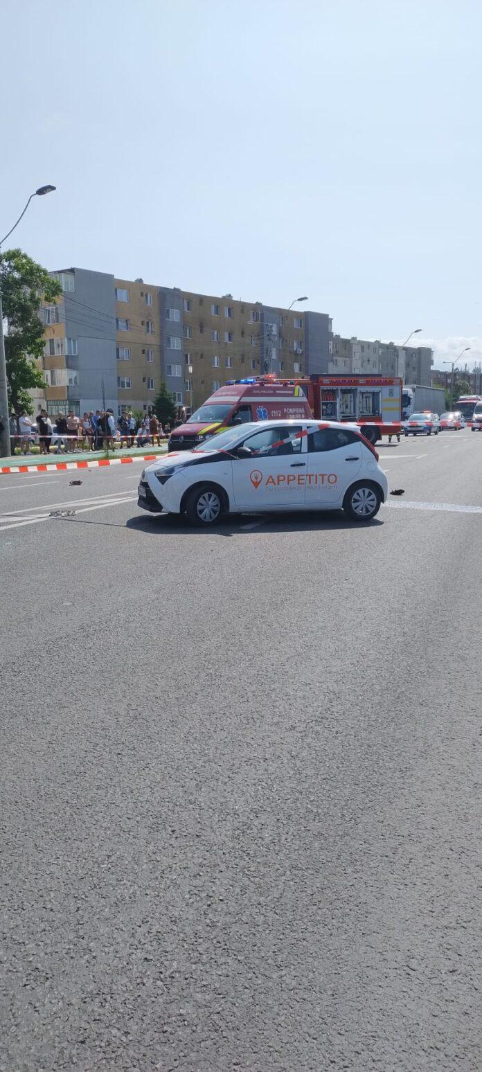 accident grav la Turda, un motociclist este resuscitat