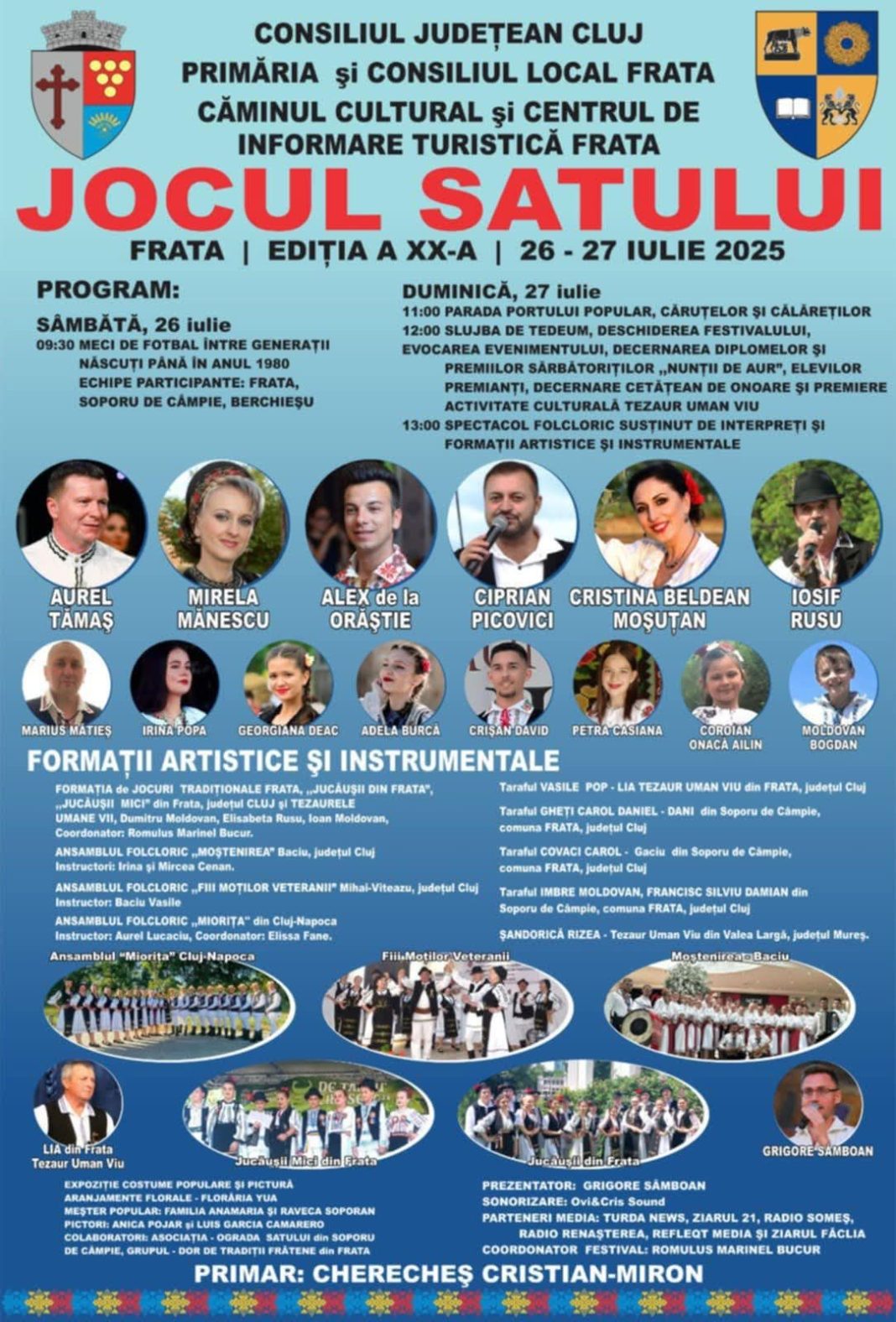 Jocul satului la Frata