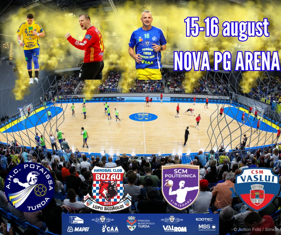 Cupa Potaissa la Handbal – 15 – 16 august 2025
