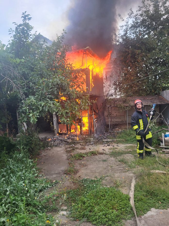 incendiu grav șarât