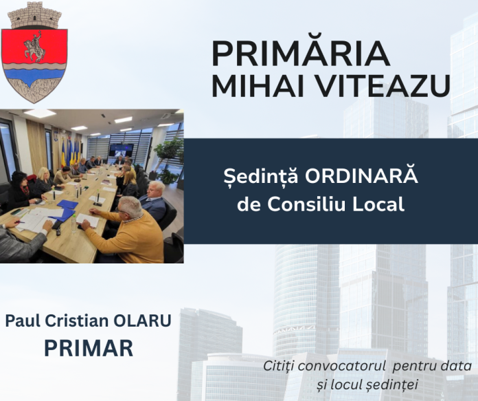 ședință ordinară MV