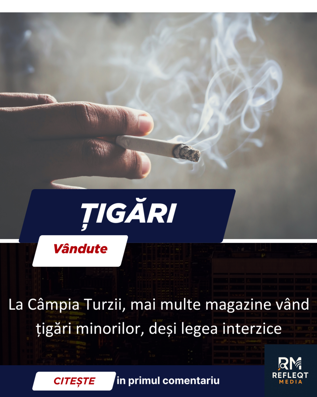 Țigări pentru minori la Câmpia Turzii: pe urmele „drogului zombie”