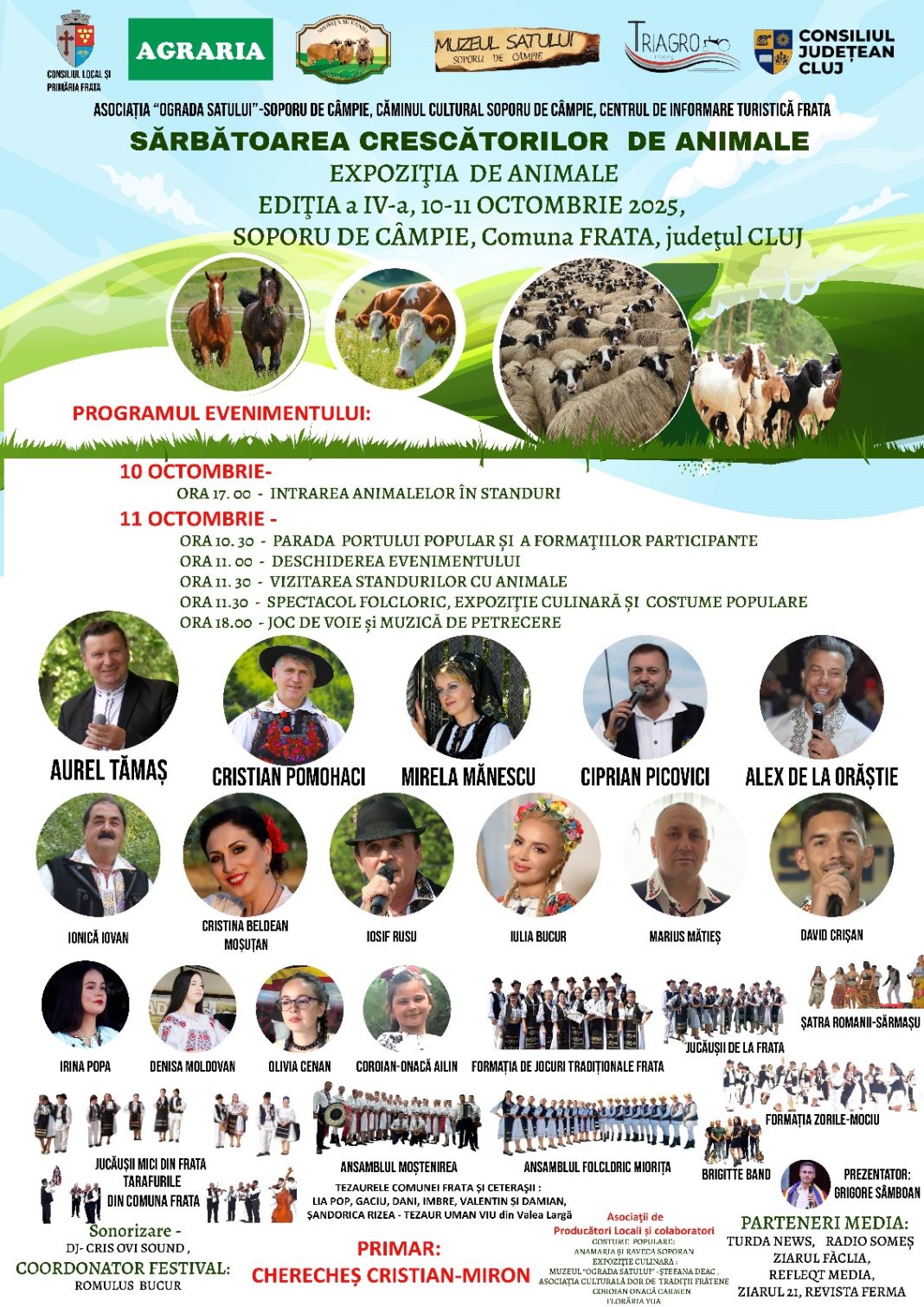 🐑🎶 Animale, muzică și voie bună: Soporu de Câmpie devine capitala tradițiilor clujene! 🌾🚜