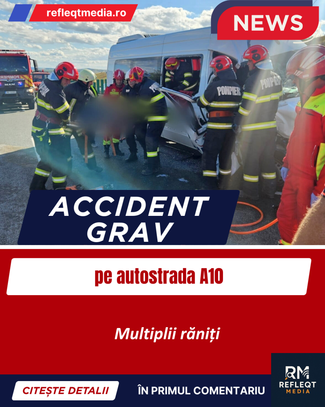 Accident Grav pe A10