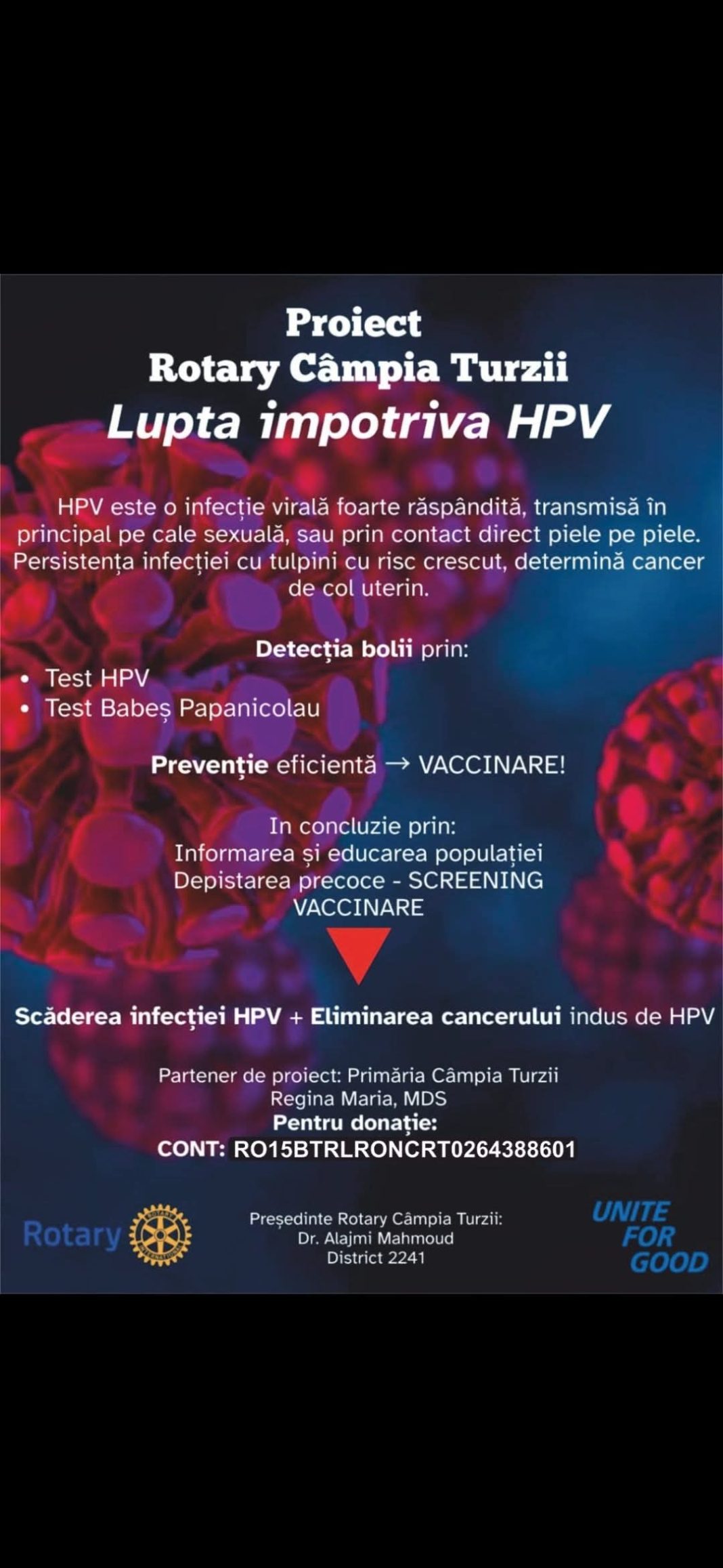 ✨ TESTARE GRATUITĂ HPV la Câmpia Turzii! ✨ ✨ TESTARE GRATUITĂ HPV la Câmpia Turzii! ✨