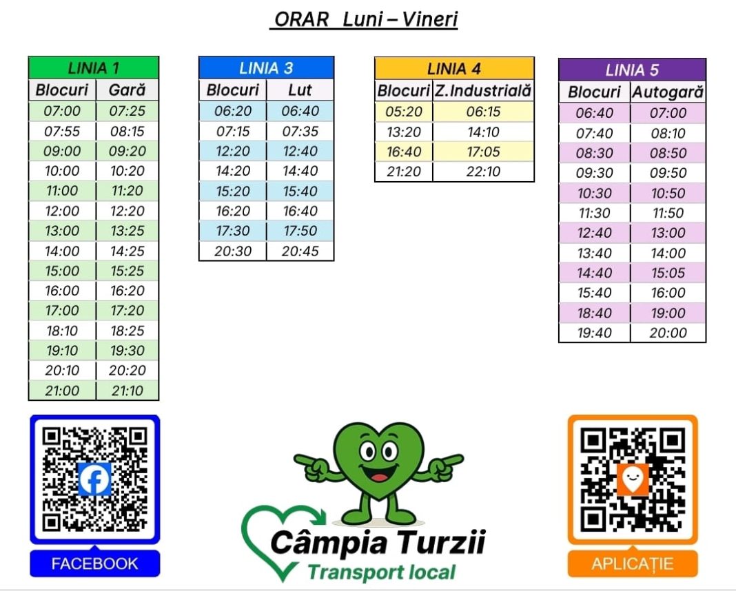 🚍 Noutăți despre transportul public din Câmpia Turzii! 🚍 Noutăți despre transportul public din Câmpia Turzii!