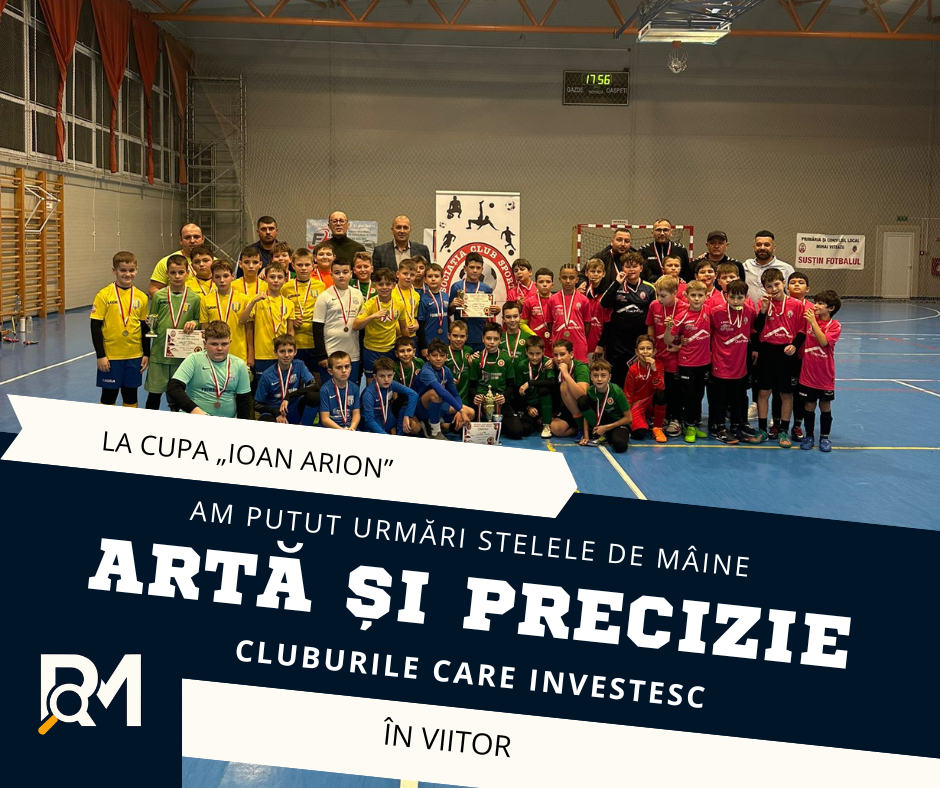 Artă și precizie – stelele fotbalului de mâine s-au reunit la Cupa „Ioan Arion”