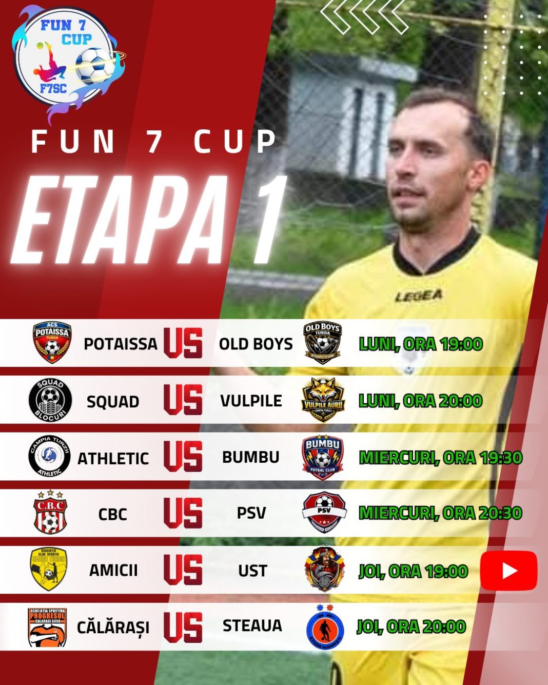 Începe Fun7Cup 2026 Călărași – iată programul primei etape