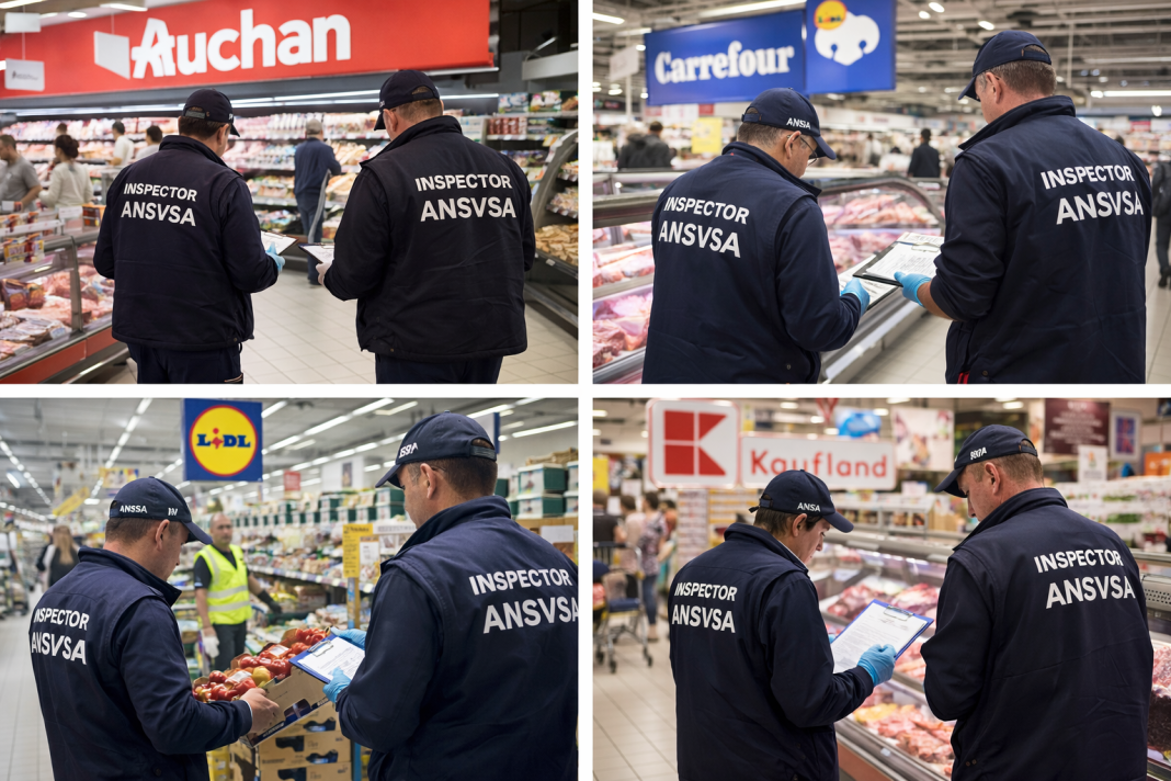 AMENZI URIAȘE ÎN MARILE MAGAZINE: ANSVSA A DESCINS ÎN SUPERMARKETURI ȘI A GĂSIT NEREGULI PE BANDĂ RULANTĂ