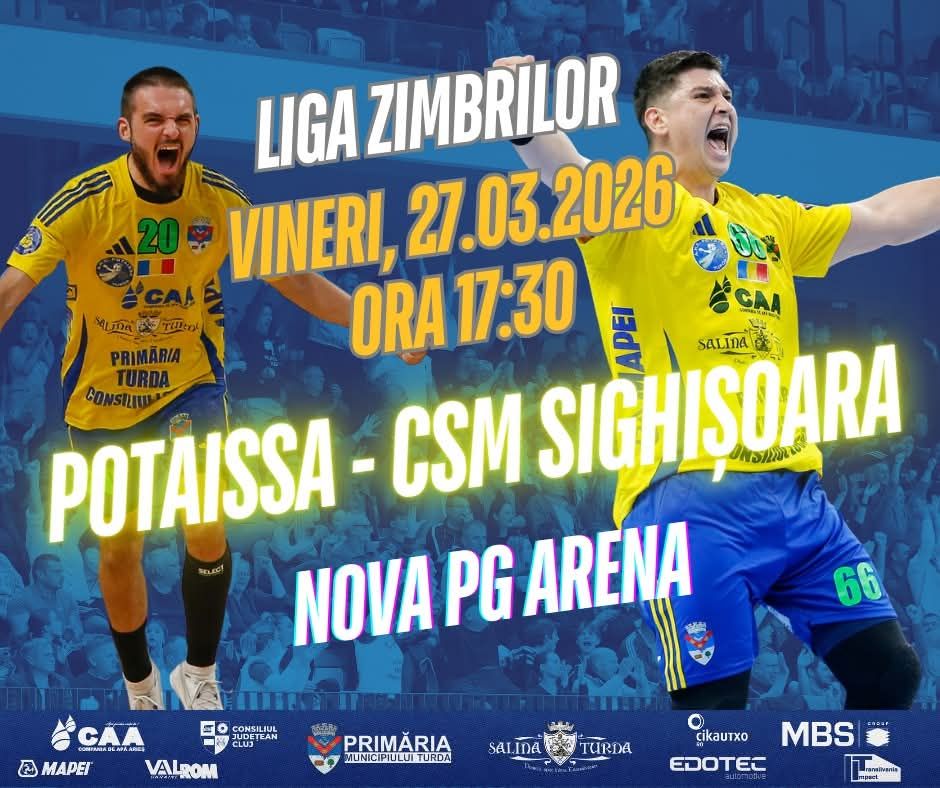 Nova PG Arena fierbe! Potaissa Turda cheamă tribunele la luptă cu CSM Sighișoara Nova PG Arena fierbe! Potaissa Turda cheamă tribunele la luptă cu CSM Sighișoara
