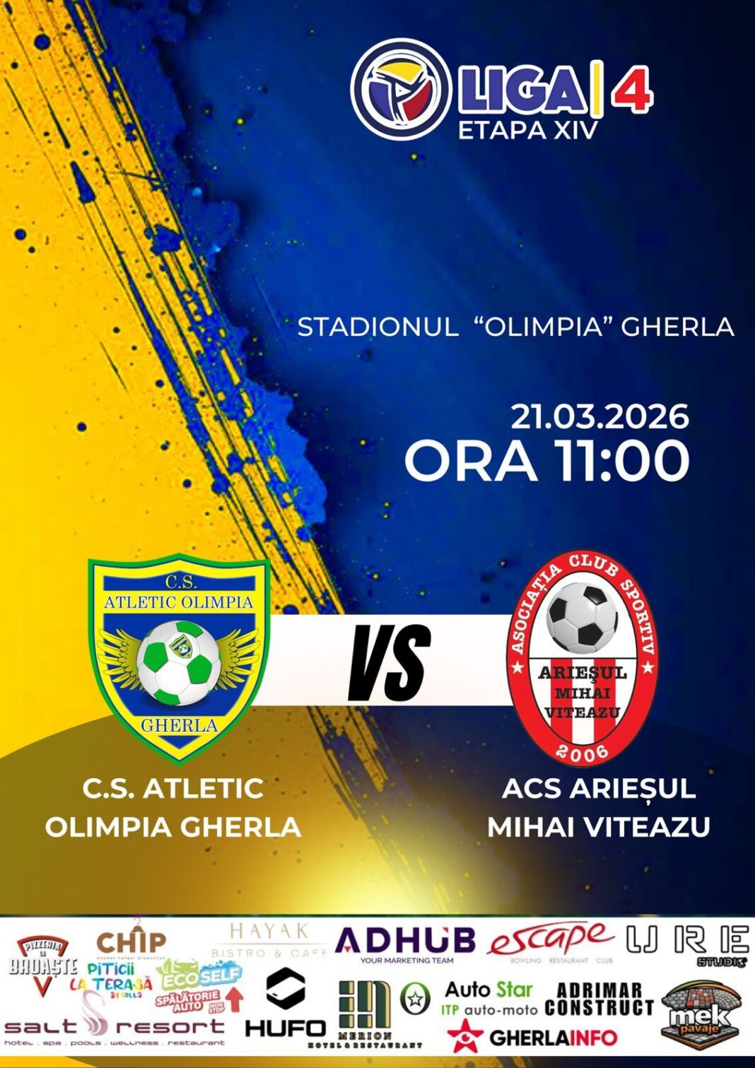 Fotbal Liga a 4-a AJF Cluj – avancronica etapei a 14-a Fotbal Liga a 4-a AJF Cluj – avancronica etapei a 14-a