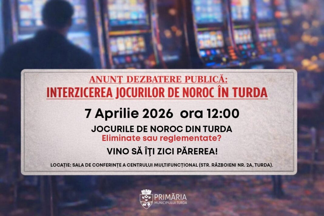 Turda vrea să închidă jocurile de noroc! Decizie radicală pusă în dezbatere publică – urmează o confruntare directă între autorități și cetățeni Turda vrea să închidă jocurile de noroc! Decizie radicală pusă în dezbatere publică – urmează o confruntare directă între autorități și cetățeni