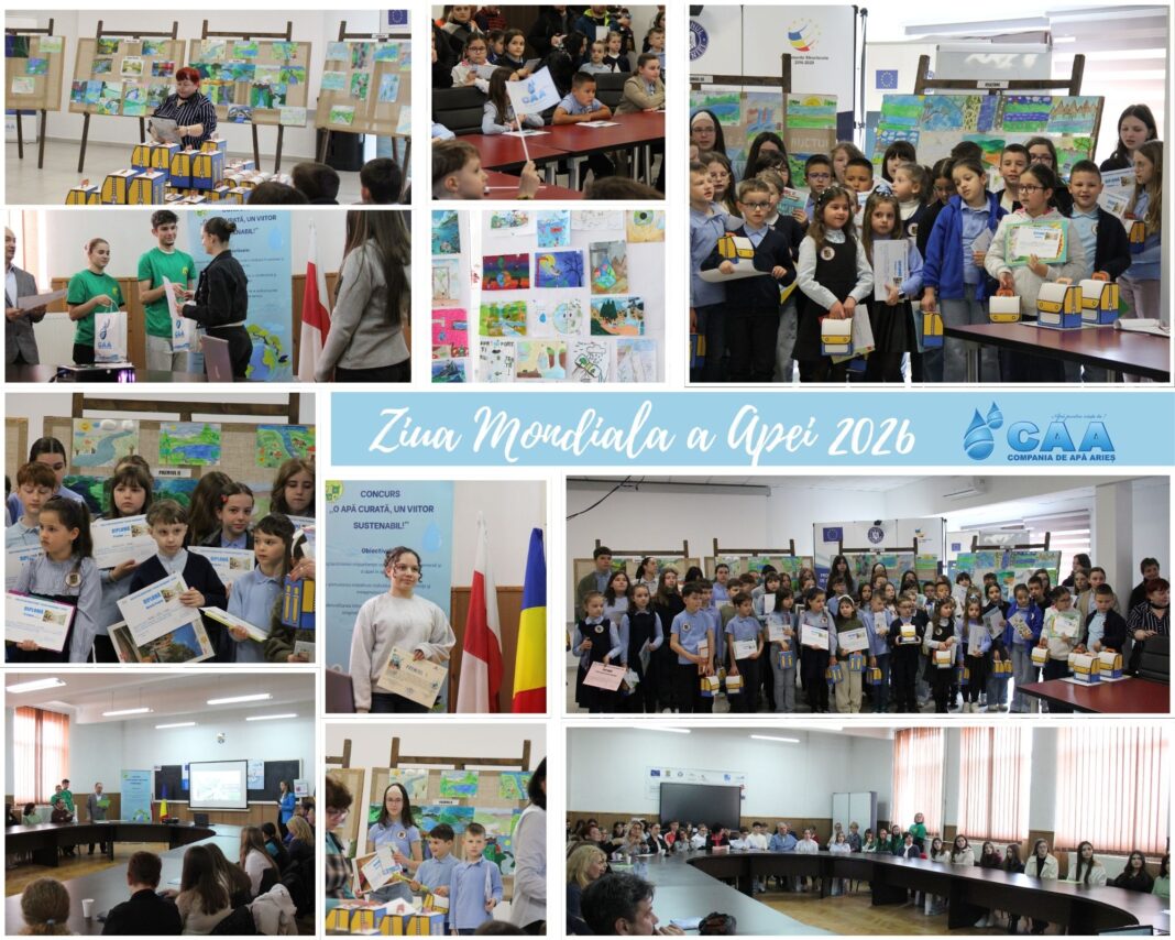 Compania de Apă Arieș – activități educative de Ziua Mondială a Apei desfășurate în parteneriat cu școlile și liceele din arealul de deservire Compania de Apă Arieș – activități educative de Ziua Mondială a Apei desfășurate în parteneriat cu școlile și liceele din arealul de deservire