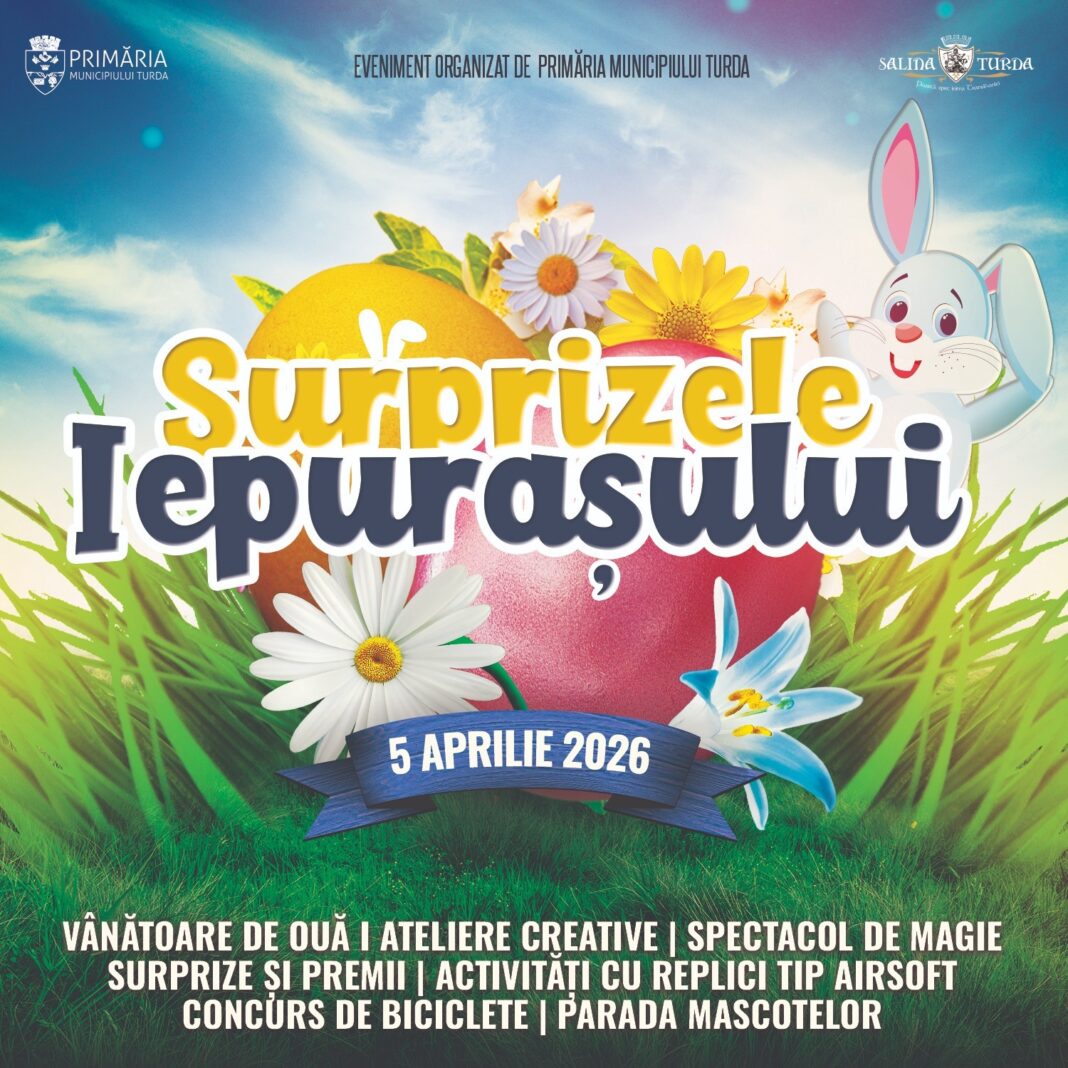 COMUNICAT DE PRESĂ „Surprizele Iepurașului” – în 5 aprilie 2026 – 12:30 COMUNICAT DE PRESĂ „Surprizele Iepurașului” – în 5 aprilie 2026 – 12:30